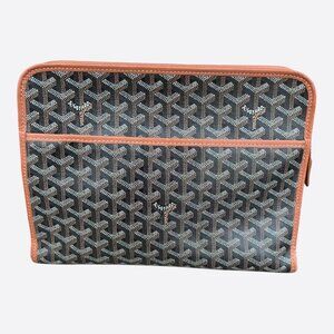Goyard Black & Brown Jouvence GM Toiletry Bag